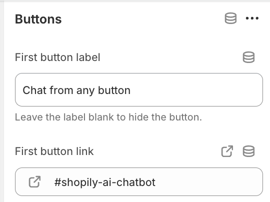 Shoply Guide: how to use deep link button